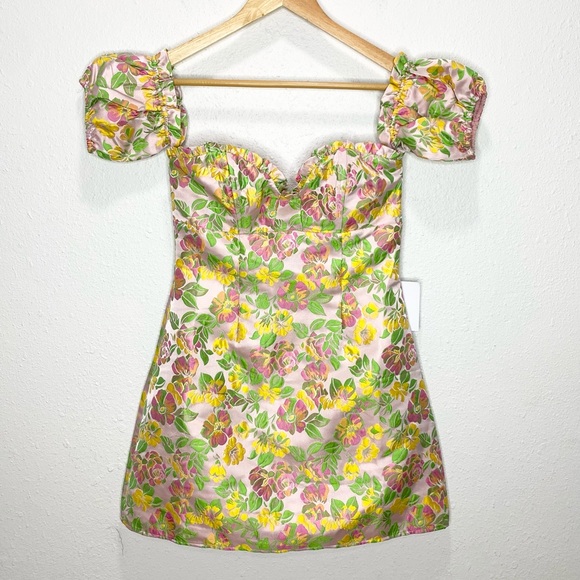 Majorelle Skye Mini Dress In Flamingo Pink Small NWT - Picture 2 of 10